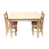 Solid Birch Classroom Table - Rectangle - 24