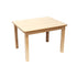 Solid Birch Classroom Table - Rectangle - 24