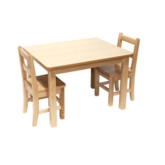 Solid Birch Classroom Table - Rectangle - 24