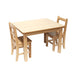 Solid Birch Classroom Table - Rectangle - 24
