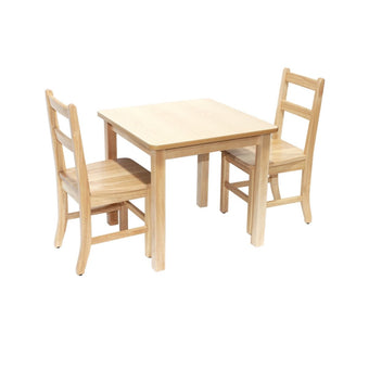 Solid Birch Classroom Table - Square - 24