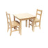 Solid Birch Classroom Table - Square - 24