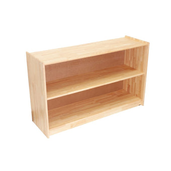 Solid Rubberwood Shelf w/ Back