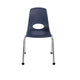 Stack Chair with Ball Glides, Single - Navy