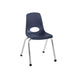 Stack Chair with Ball Glides, Single - Navy