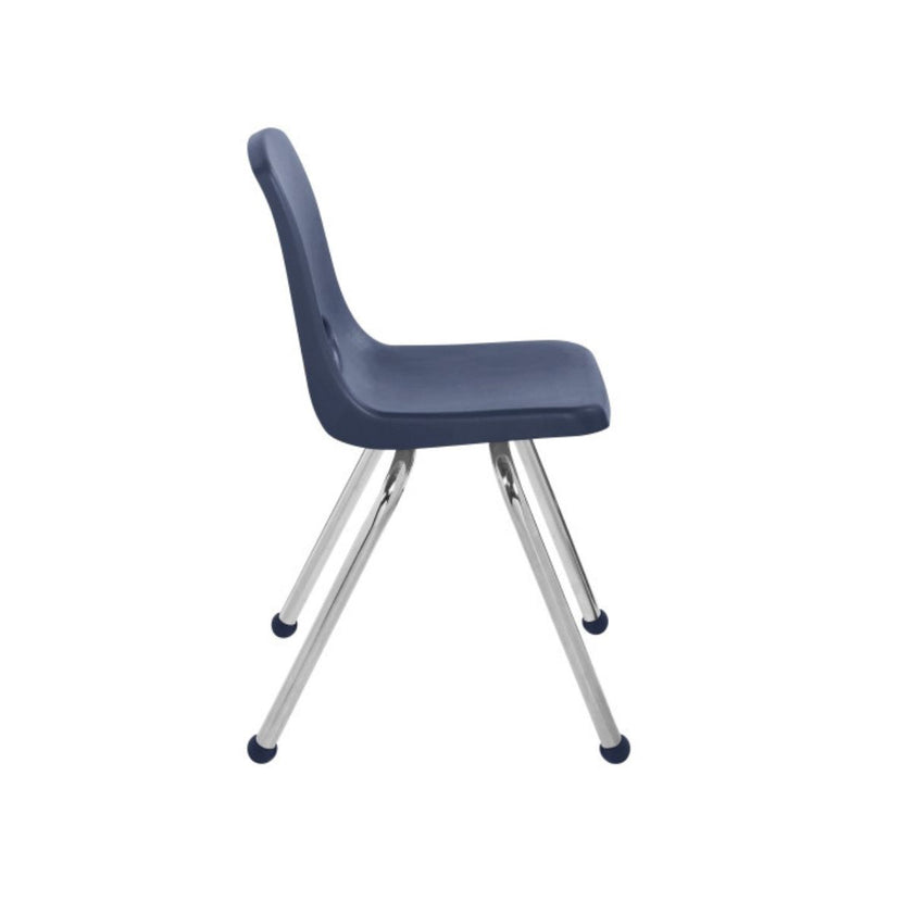 Stack Chair with Ball Glides, Single - Navy