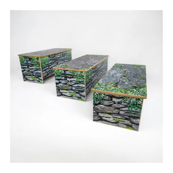 Stone Wall Bench