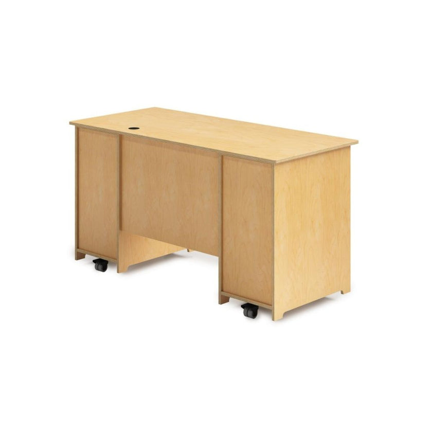 Teachers Desk With Trays And Locking Door
