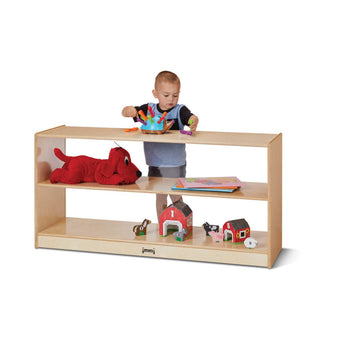 Toddler Fixed Straight-Shelf with See-Thru Back
