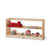 Toddler Fixed Straight-Shelf with See-Thru Back