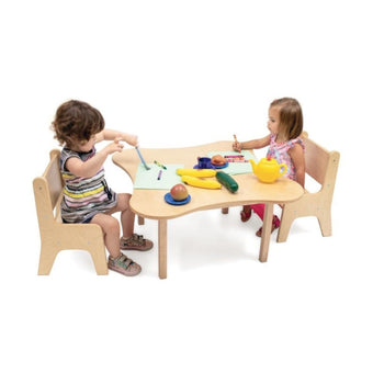 Toddler Flower Table And Two Chair Set