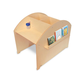 Two Student Adjustable Library Desk