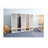 Whitney White Five Section Coat Locker