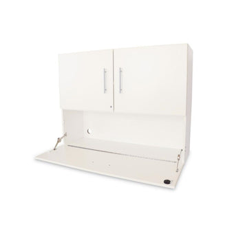 Whitney White Workstation Cabinet