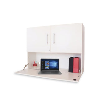 Whitney White Workstation Cabinet