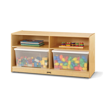 Toddler Jumbo Tote Storage - with Clear Totes + Lids